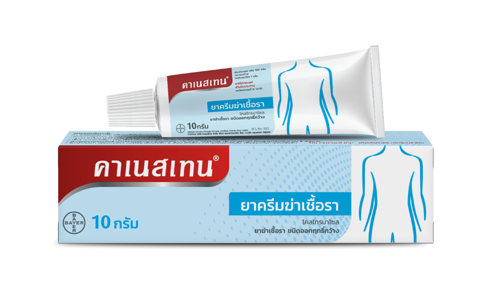 คาเนสเทนครีม ตัวยาโคลไทรมาโซล